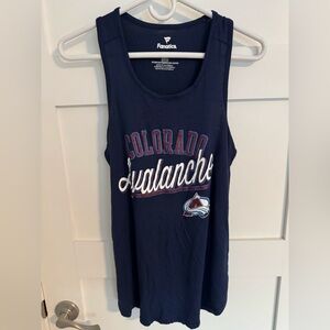 NWT Colorado Avalanche official Fanatics women’s tank top, size small